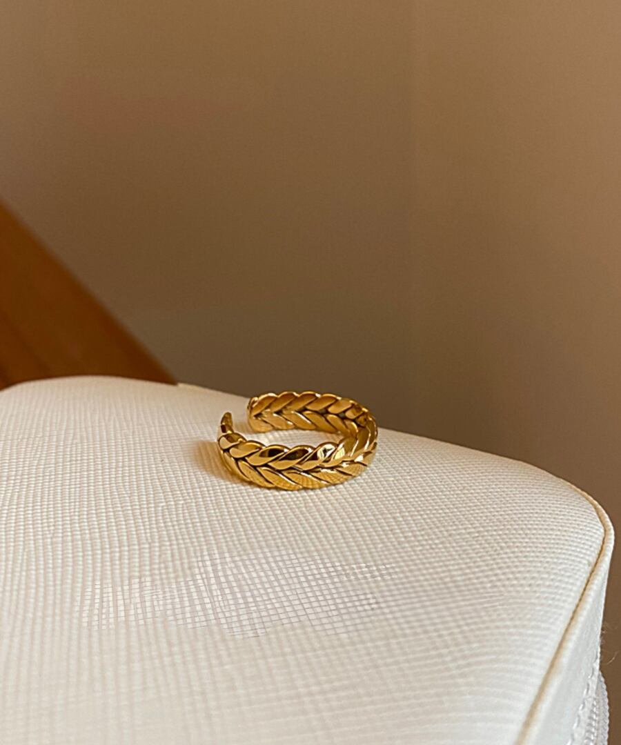 リーフデザイン◆オープンリング【e-70619】