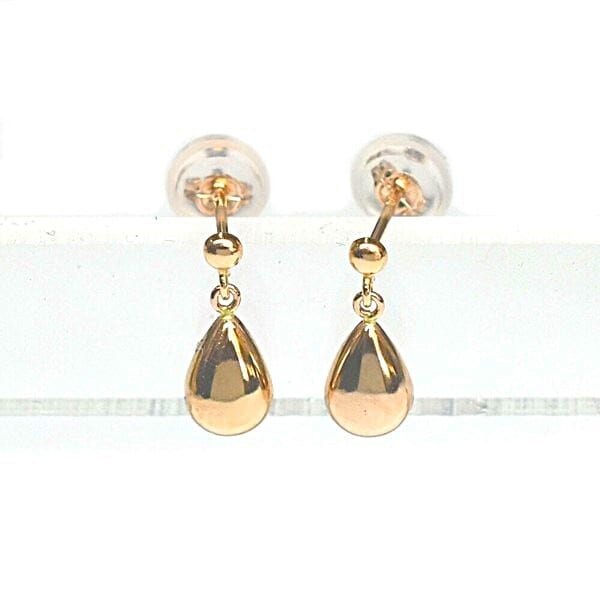 18金】ゴールドフープピアス K18ねじれデザイン 両耳セット | meilstudio