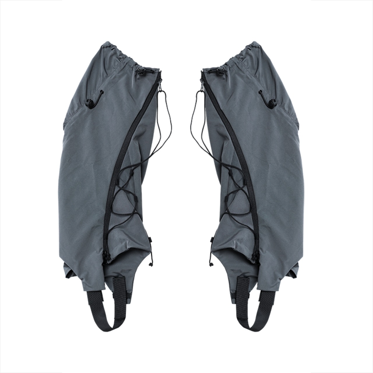 防水ナイロン ギミックジッパードローストリングレッグカバー