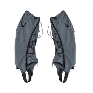 防水ナイロン ギミックジッパードローストリングレッグカバー