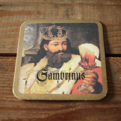 ビールの厚紙コースター34 Gambrinus 