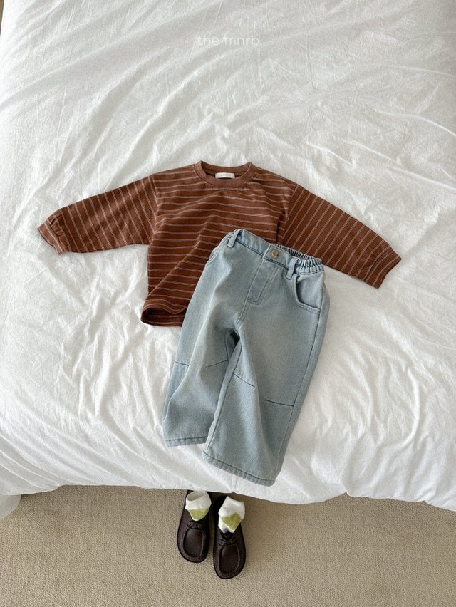 minirobe25wn_Darts Straight Denim Pants