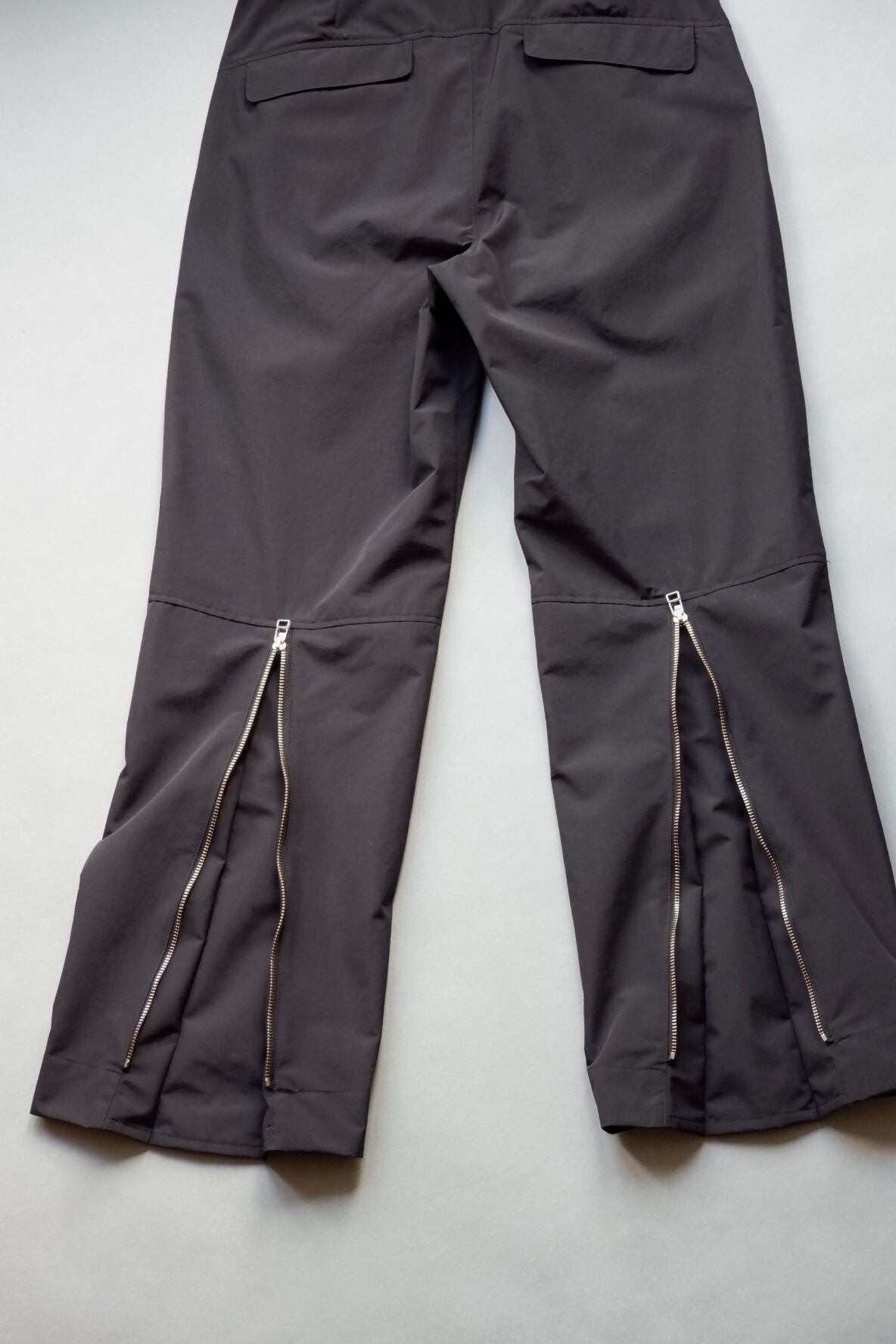 Call BACK ZIP TROUSERS (BLACK) | sieni -Online Store- 