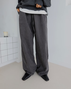Striped easy pants