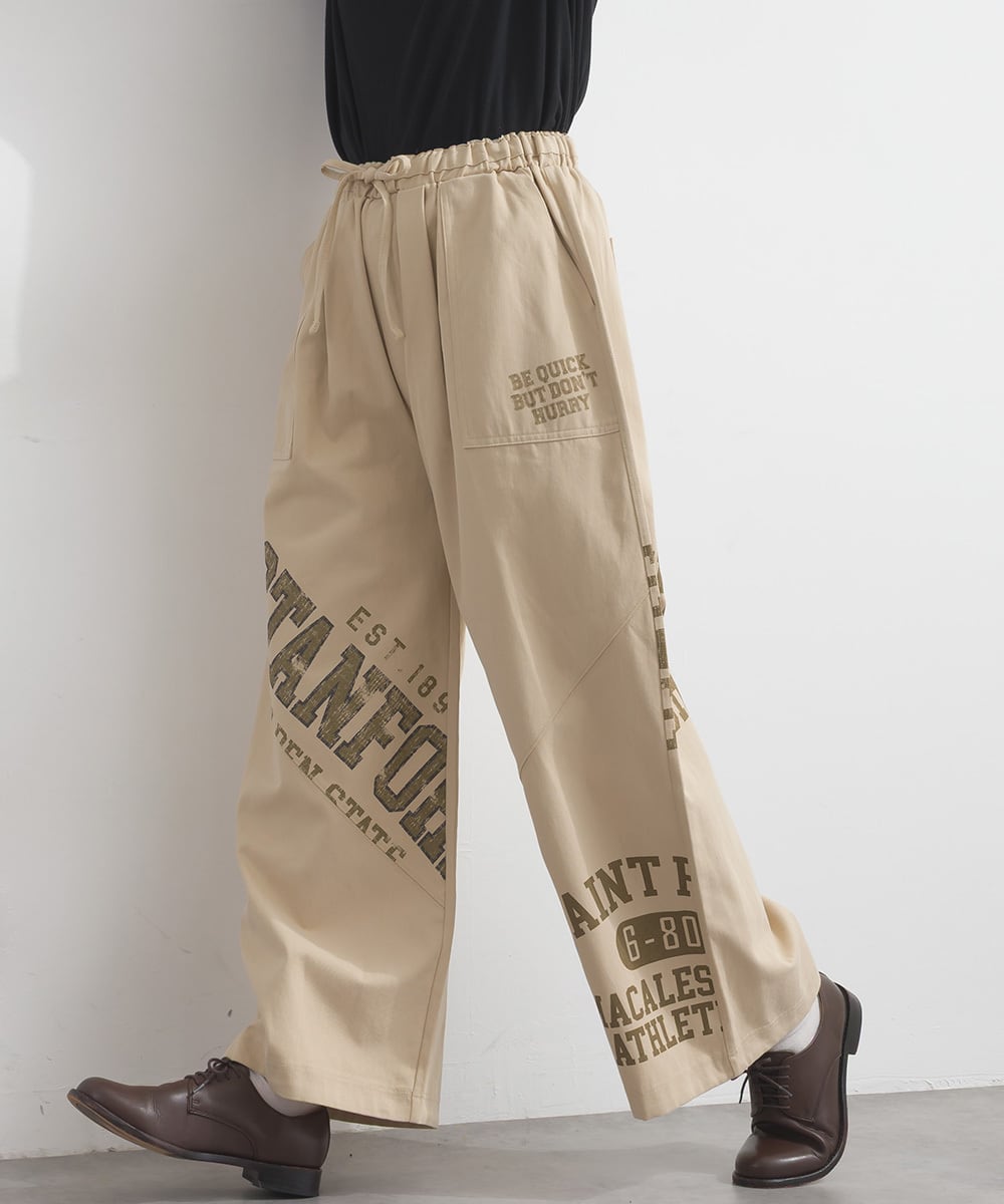 K261008 ツイルロゴ切替ワークパンツ / Twill Logo Panel Work Pants