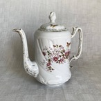 リモージュ ティーポット 野花に小鳥 大きなミルクピッチャー Limoges 18TWa1