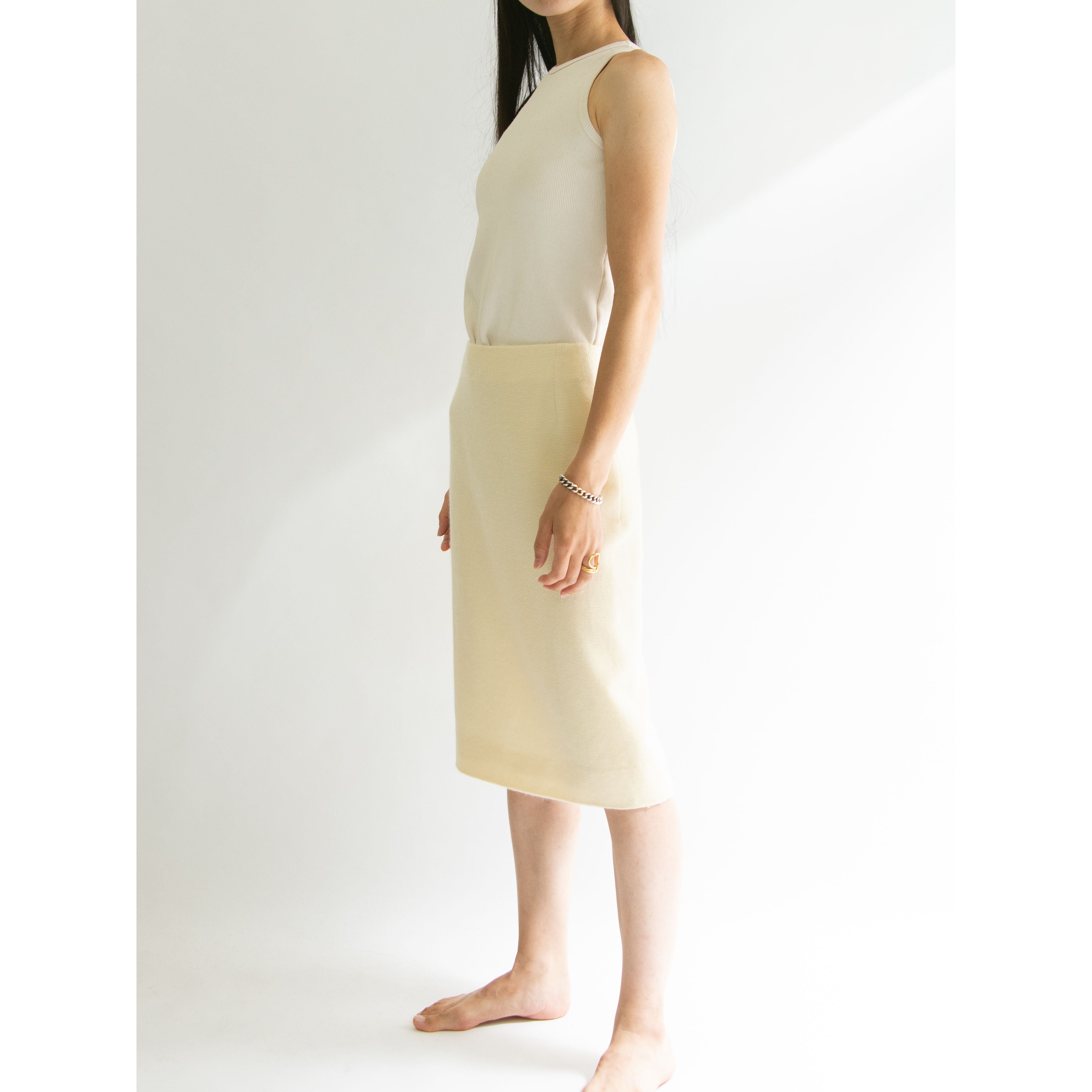 VALENTINO】Made in Italy 100% Wool Tweed Skirt（ヴァレンティノ ...