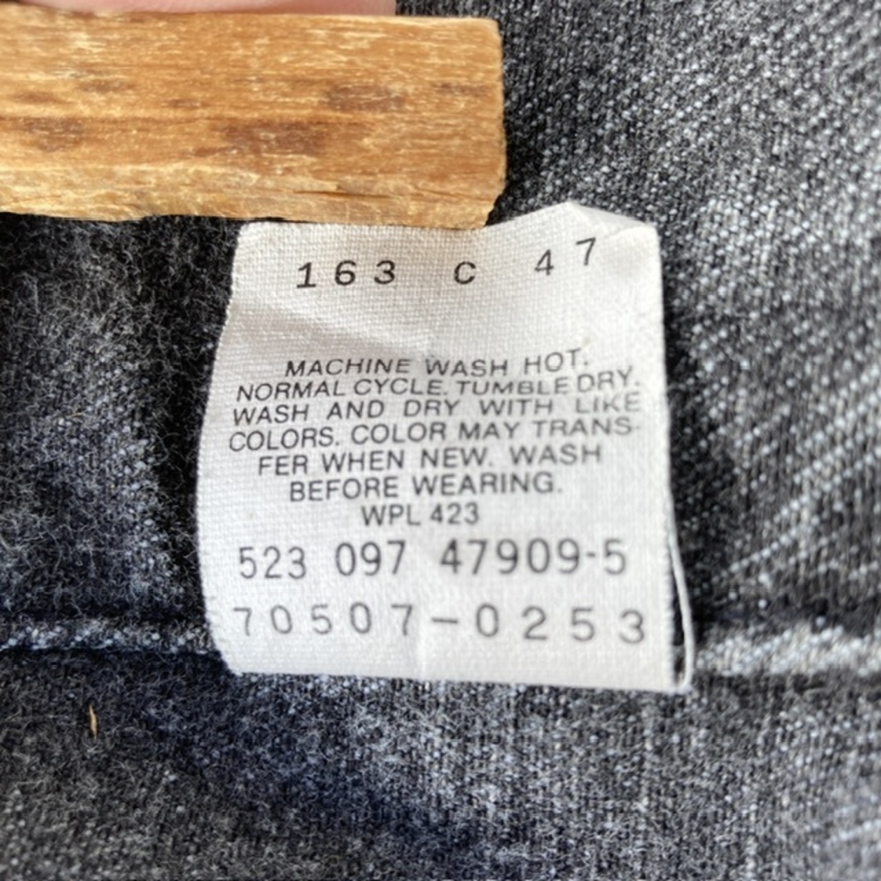 Levi’s 70507-0253 デニムジャケット ブラック USA製 M ① 画像11