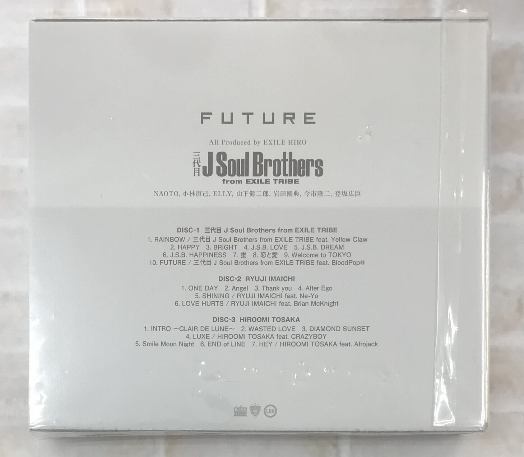 三代目 J Soul Brothers from EXILE TRIBE / FUTURE (CD) | 最北のCD