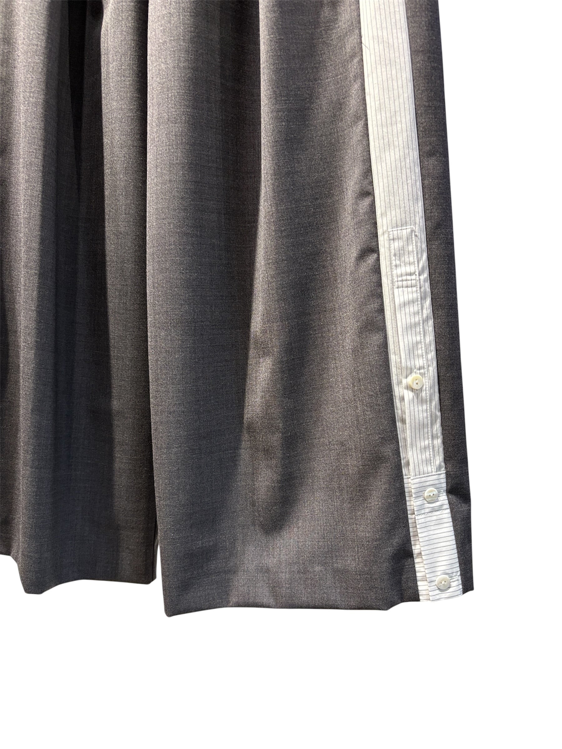 25AW】ENFOLD エンフォルド / SHIRT-LAYERED WIDE-PANTS | TRENT