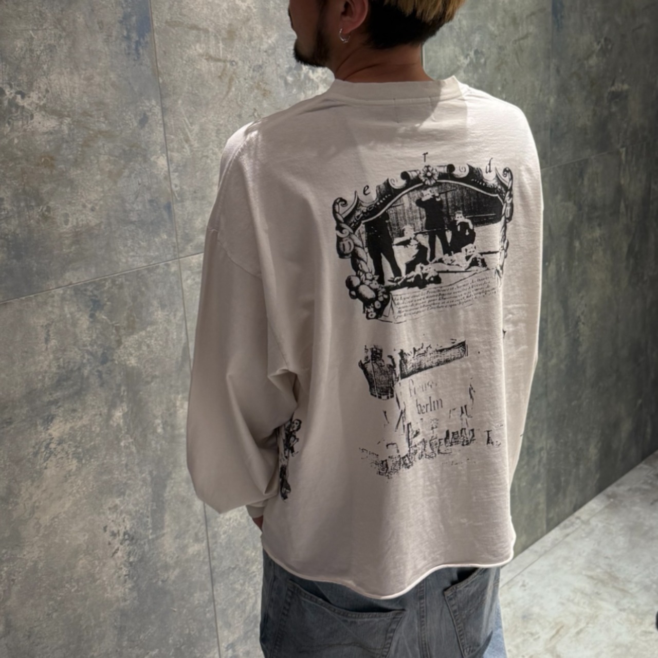 【Enfants Riches Déprimés】Napoleon LS T-Shirt Faded White - 16