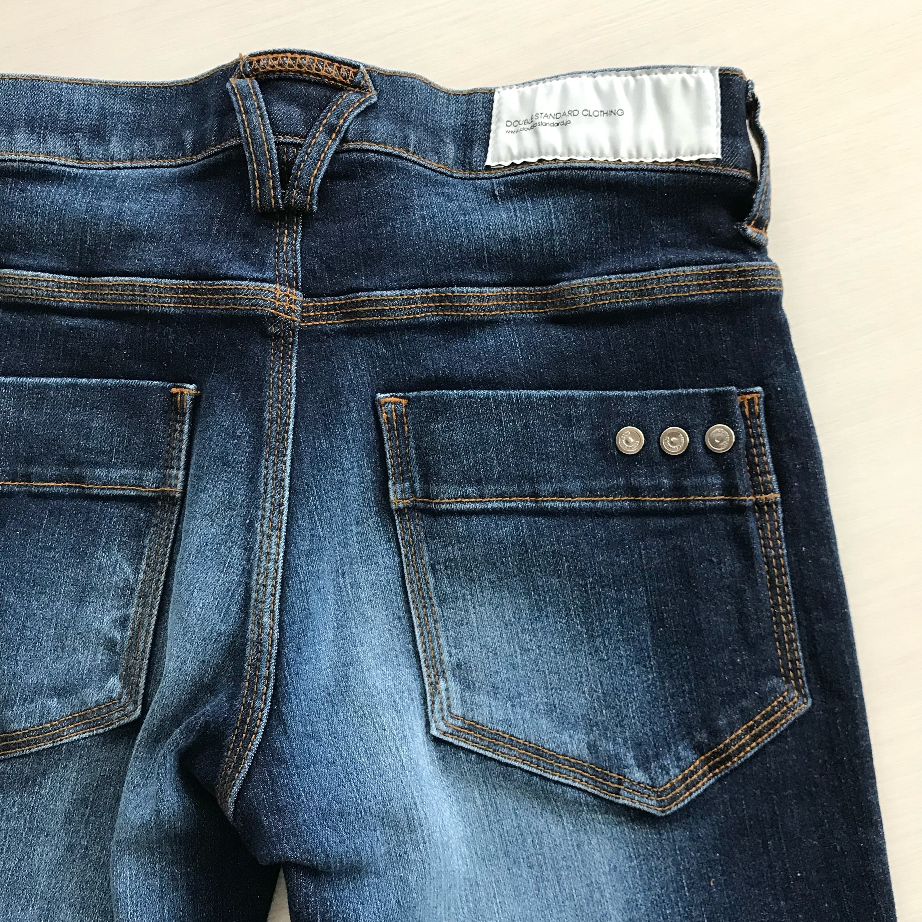 柔らかい 新品タグ付DOUBLE STANDARD CLOTHINGデニム/size38 | www