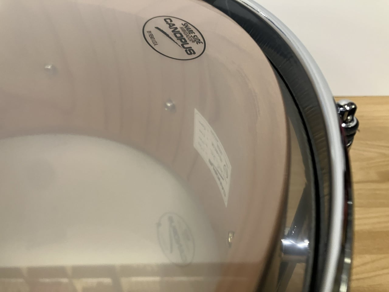 限定]CANOPUS HS-1465 GR Zelkova “ GINRAN/銀襴 ” Snare Drum 14