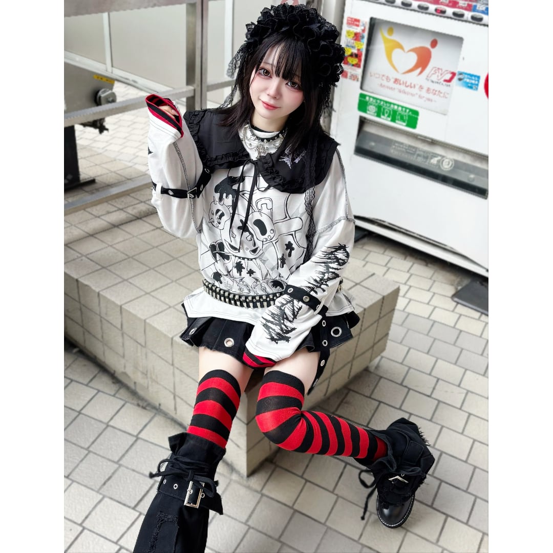 新作】クマスタッズベルトステッチロンT | VOLCAN&APHRODITE