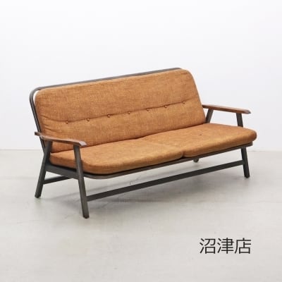 2Pｿﾌｧ(No:1259913) 2人掛け レザーテクノロジー 木肘ソファ[幅123cm] AX-1820T-2P – 家具