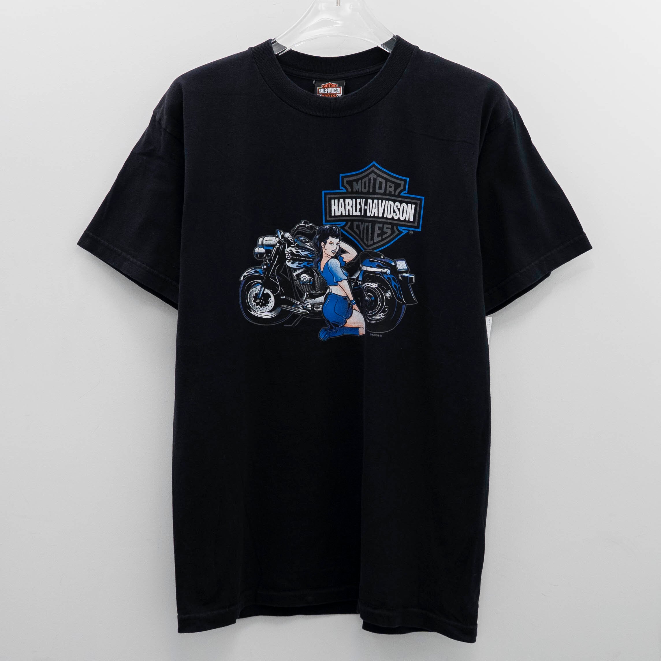 Harley Davidson" Girl Print Dallas,TX " Original Tag Fits L【A8-80】