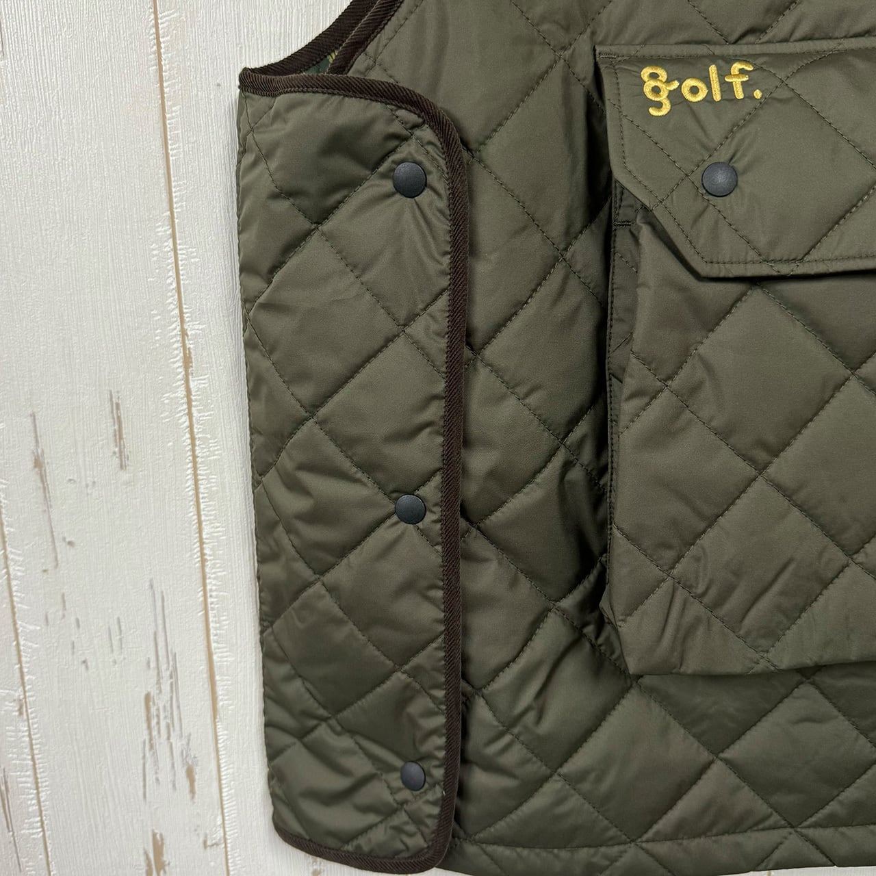 8G QUILTED VEST -DARK OLIVE- | 8G SHOOT WEBSTORE