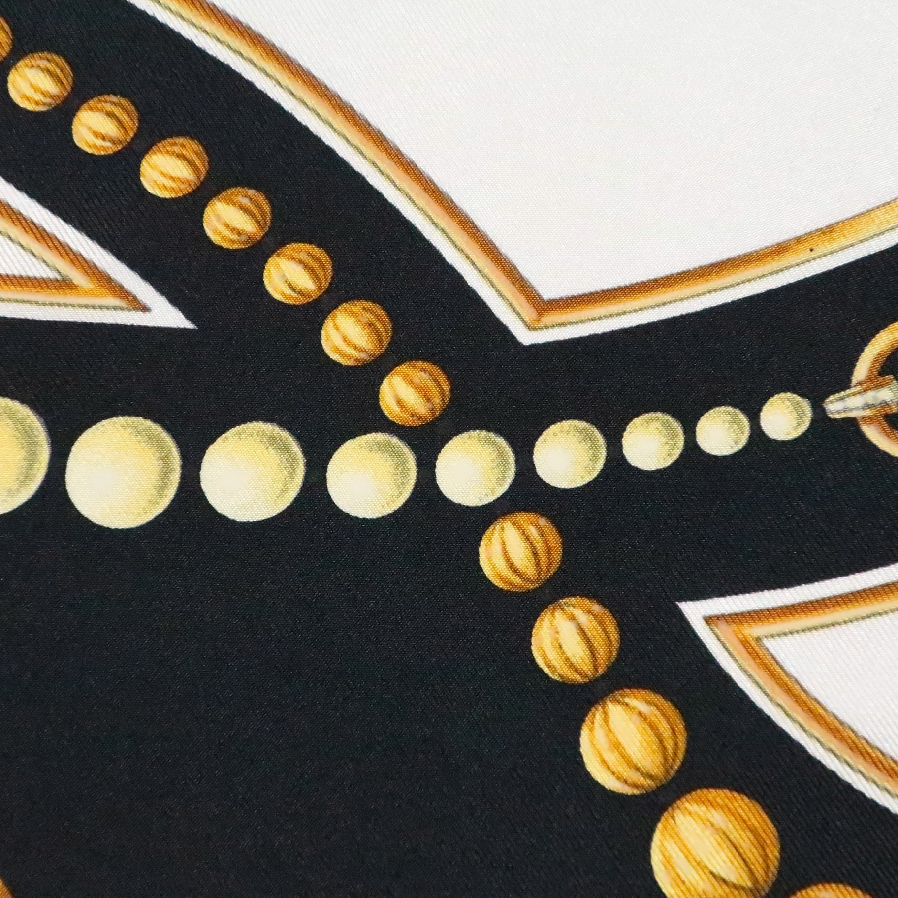 カルティエ Cartier/スカーフ パール ジュエリー ブラック ホワイト