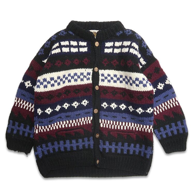 キルト カーディガン 古着 ニット ヴィンテージ ニット ニットカーディガン ニット・カーディガン | 【公式】Thrift Tokyo & TAROCK 古着
