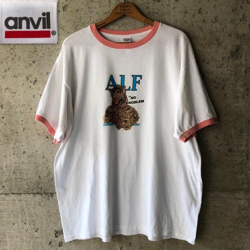 XZ804 Tシャツ 00s アルフ ALF アメリカアニメ リンガー