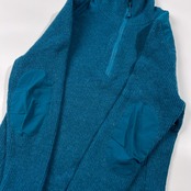 モンベル mont-bell ミッテルレギ ハーフジップ コマンド ウールニットセーター サイズ L /レディース/ブルー系/1106546