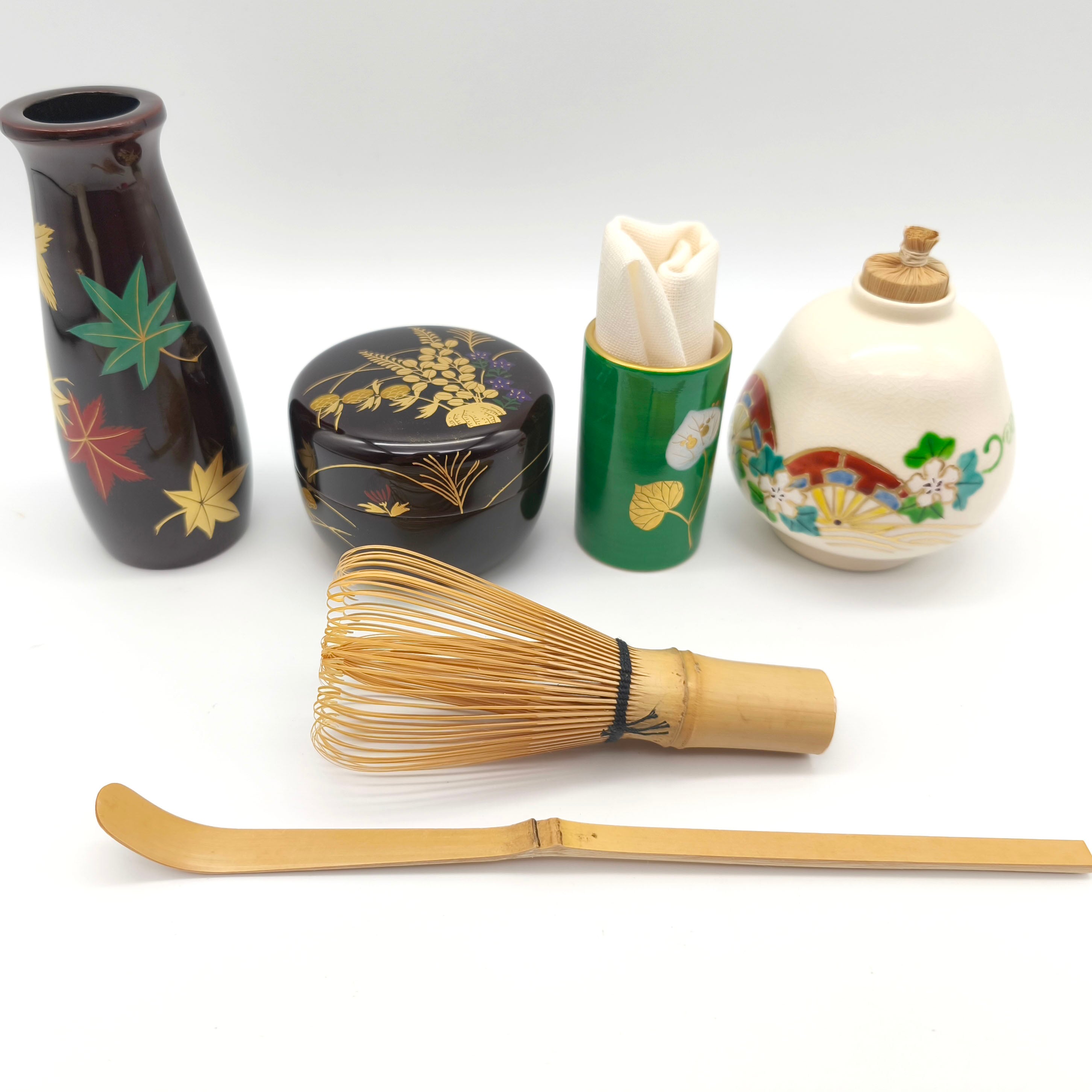 源氏物語・茶箱揃・蒔絵・橋本春路・蔭山良斉・徳川黎明会監修・茶道具