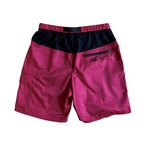 CW ナイロンカーゴショートパンツ (エンジ×ブラック)