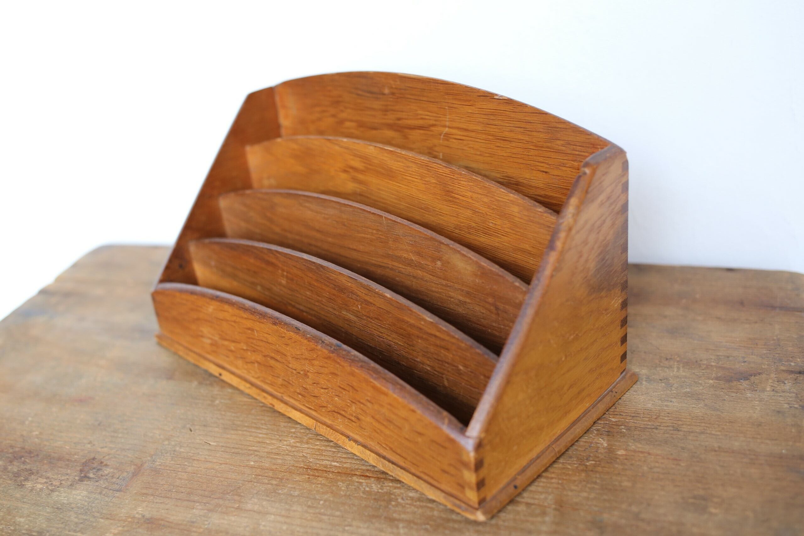 フランス アンティーク ヴィンテージ レターラック レタースタンド N-01099