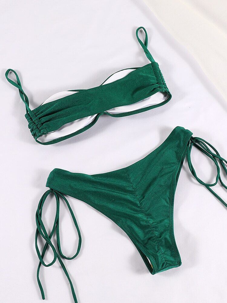 送料無料 ZRTAKプッシュアップビキニ2022女性水着肩水着バンデージ水着