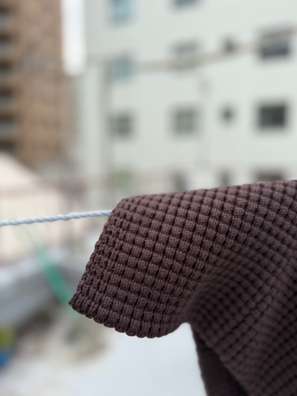 COMFORTABLE REASON / Waffle Hood Scarf | EE ONLINE STORE -