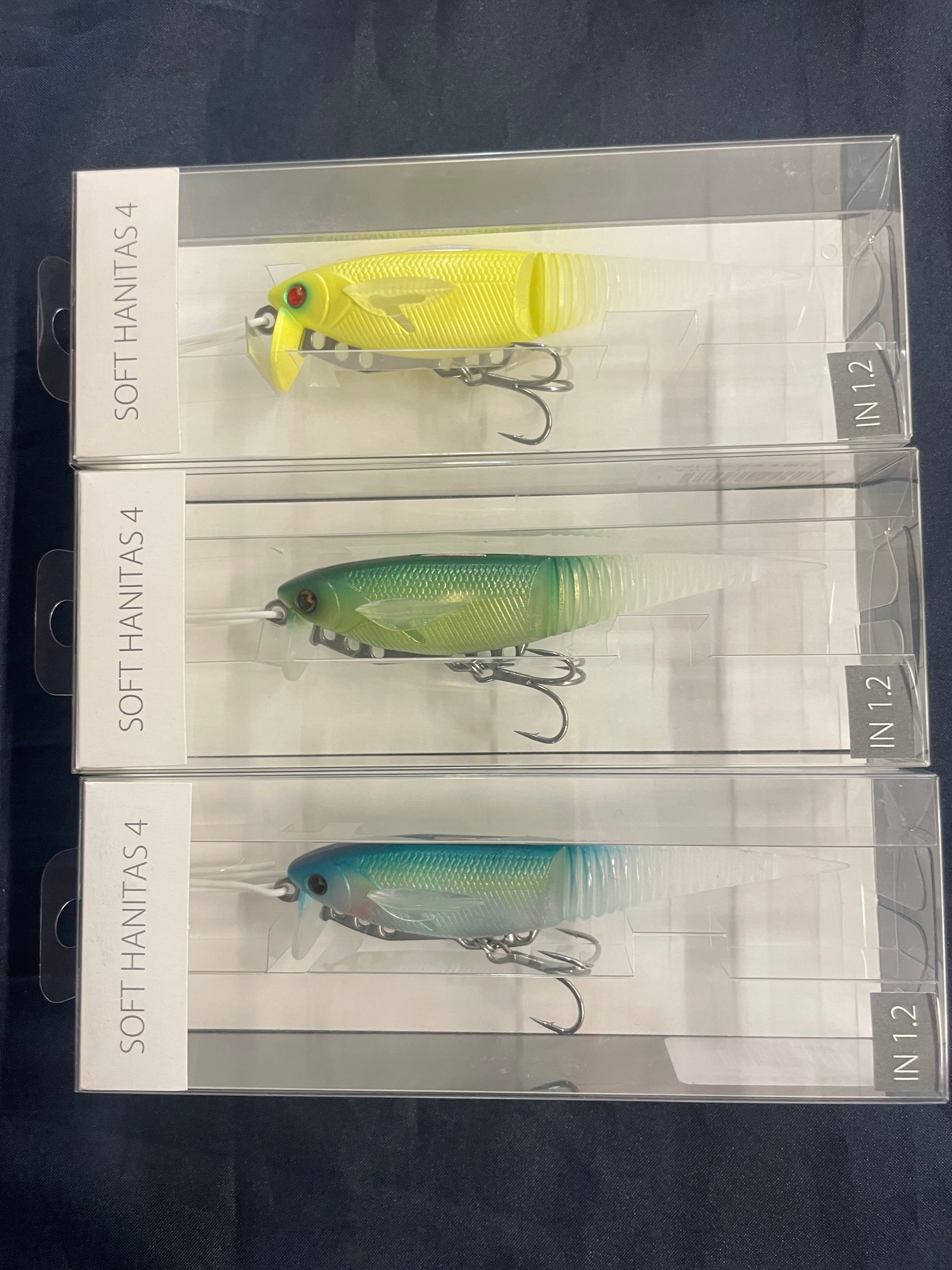 マドタチ　ソフトハニタス4 IN1.2　3色セット　新品 新製品マドタチ・ソフトハニタス4インチIN1.2 | ルアーショップ遠藤商店
