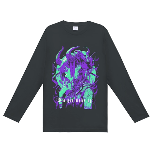 ◇『RUFFIN_ORIGINAL』DEMONESSブラックロングTシャツ（ror_0003）