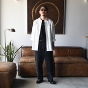 THE DAY(ザデイ)VINTAGE BRUSHED FLANNEL SHIRTスタイル2