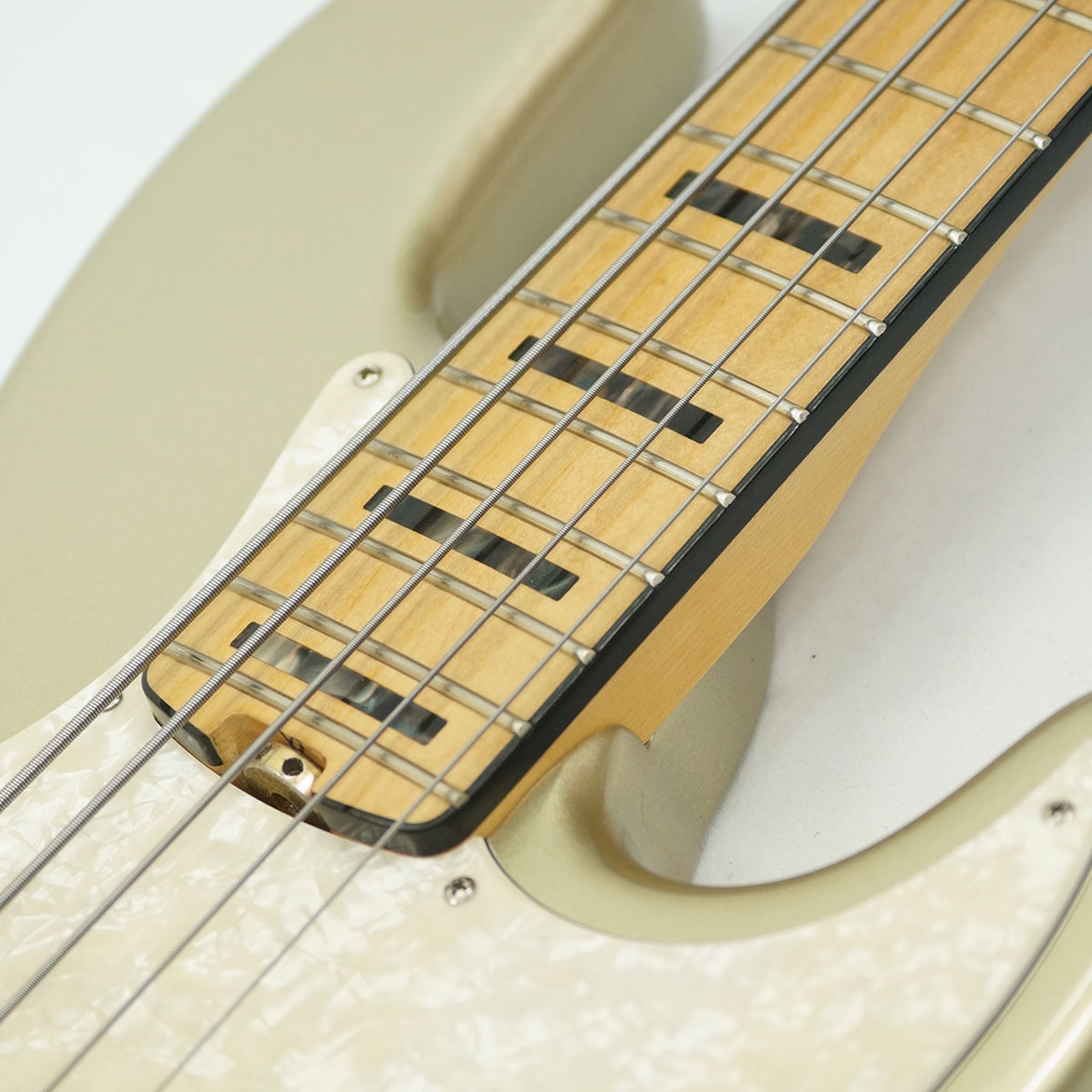 Fender USA American Elite Jazz Bass V "5-strings Bass" (Champagne/Maple) [USED]