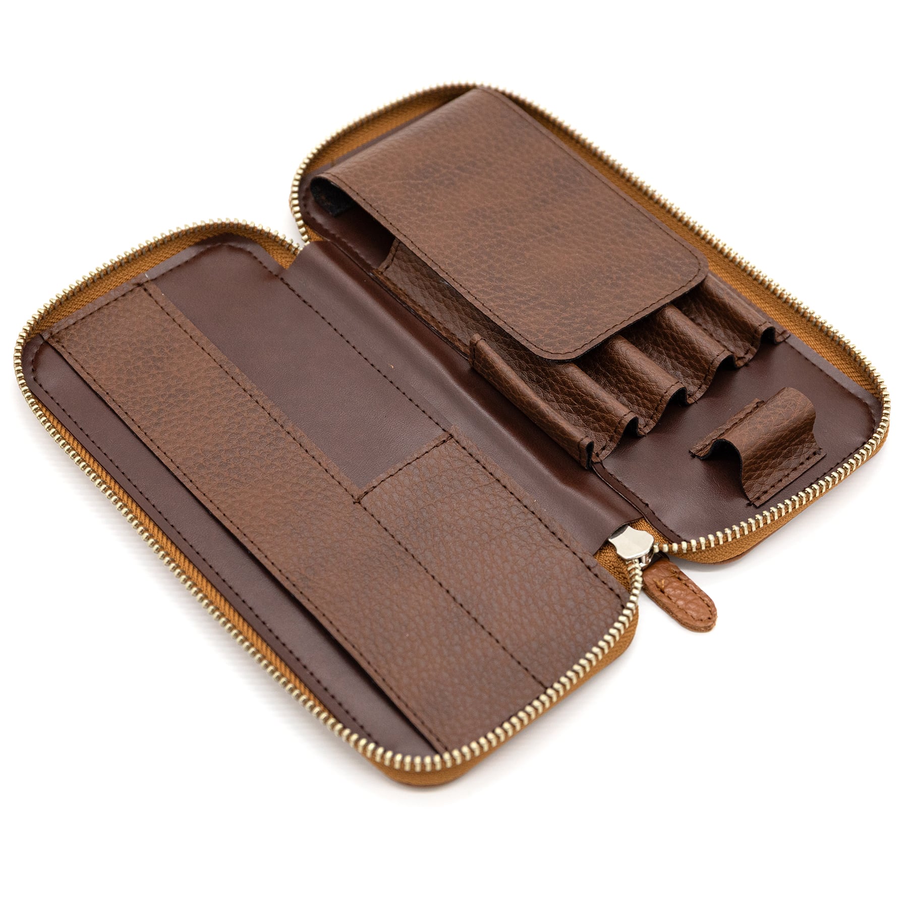 レザーラウンドジップペンケース エッセンシャル ADRIA | Luddite ラダイト