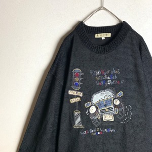 ~"knit" car embroidery design~