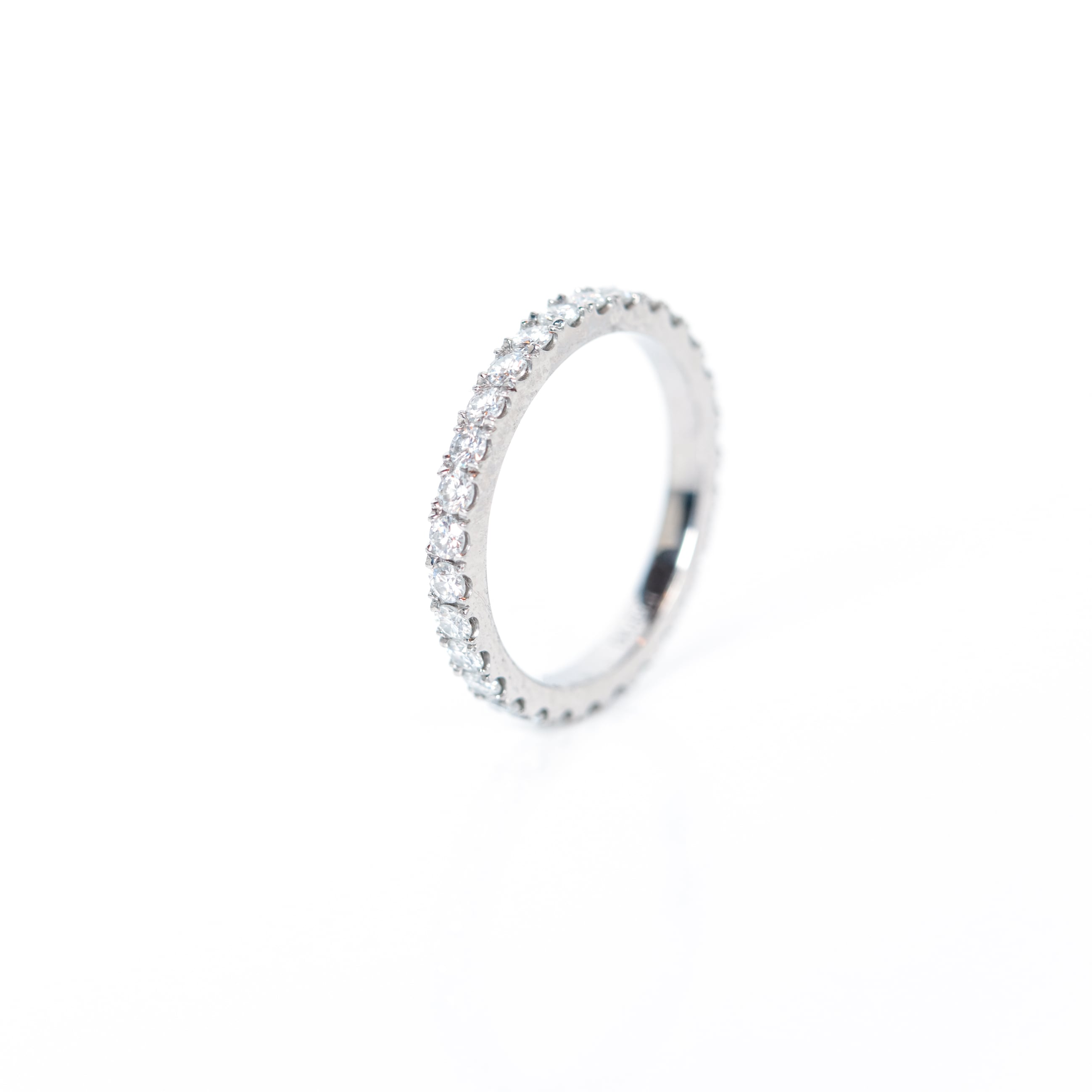 Pt950モアサナイトリング「フルエタニティリング」 | BELLE AMOUR