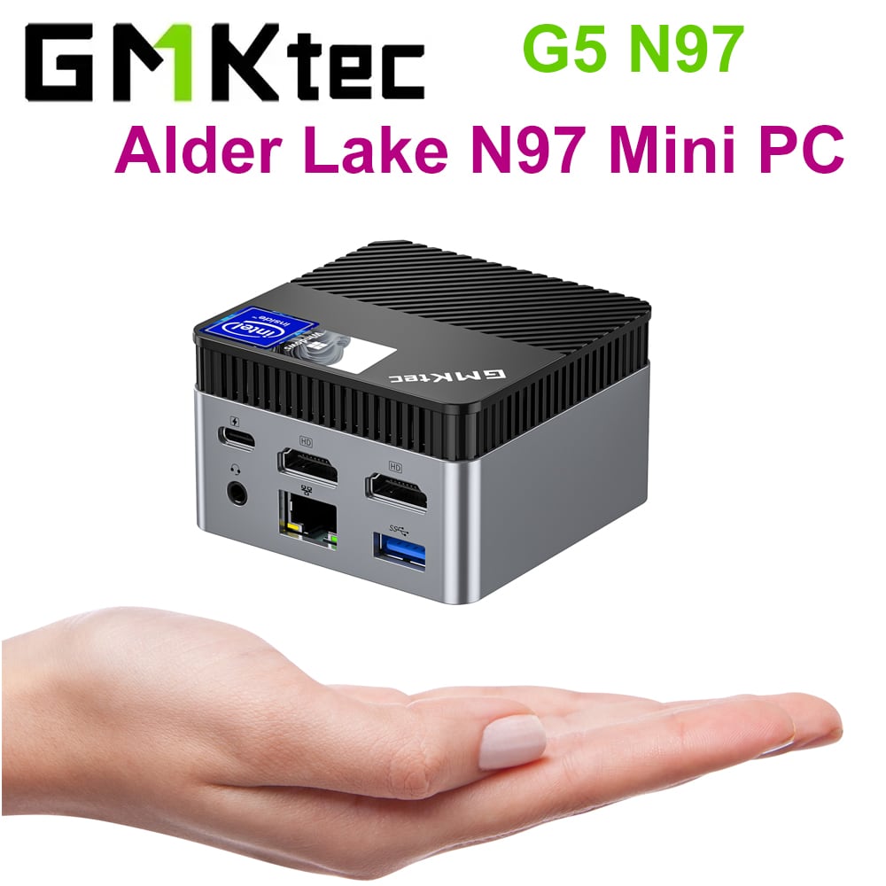 GMKtec ミニPC windows 11 pro CPU Lake N100 4core/4threads DDR5 12G
