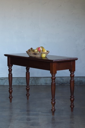 マホガニーコンソールテーブル-antique mahogany console table