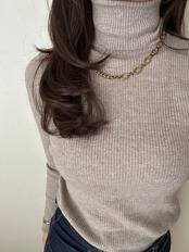 SS マグネットツインチェーンミックスネックレス