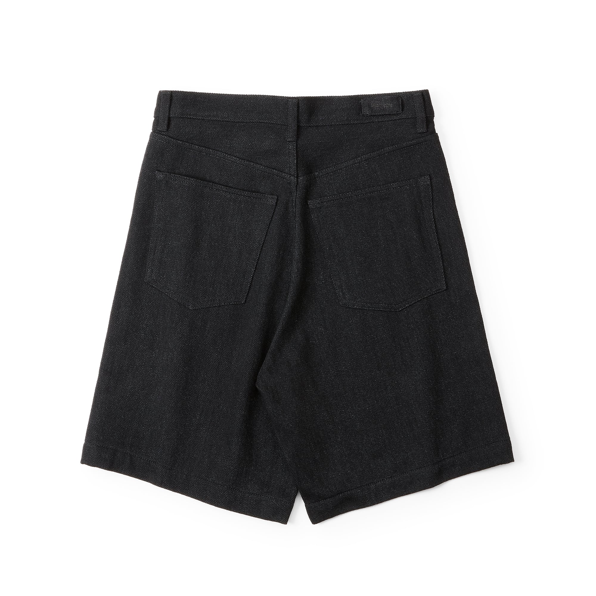 everyone soft denim shorts (BLACK) | everyone