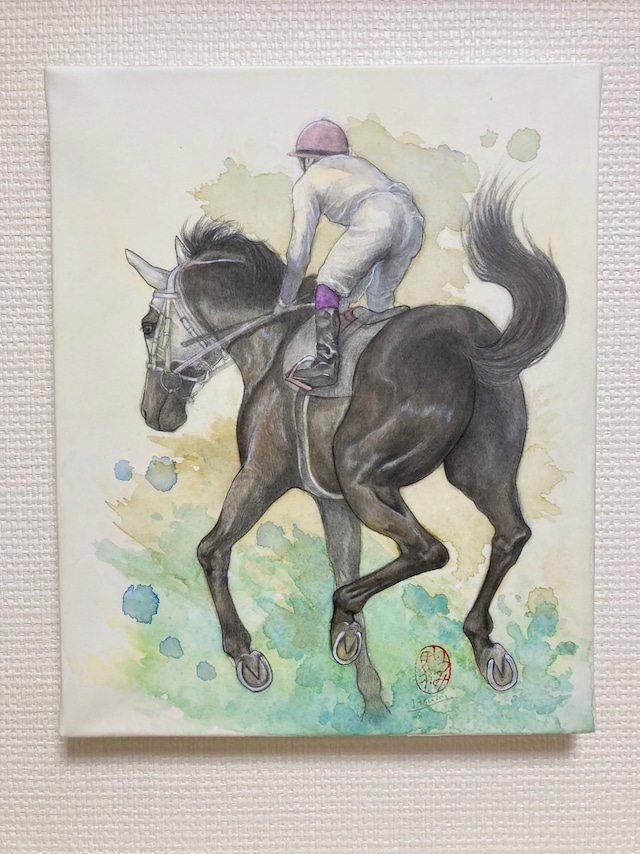 斉藤いつみ絵画「私と踊って」