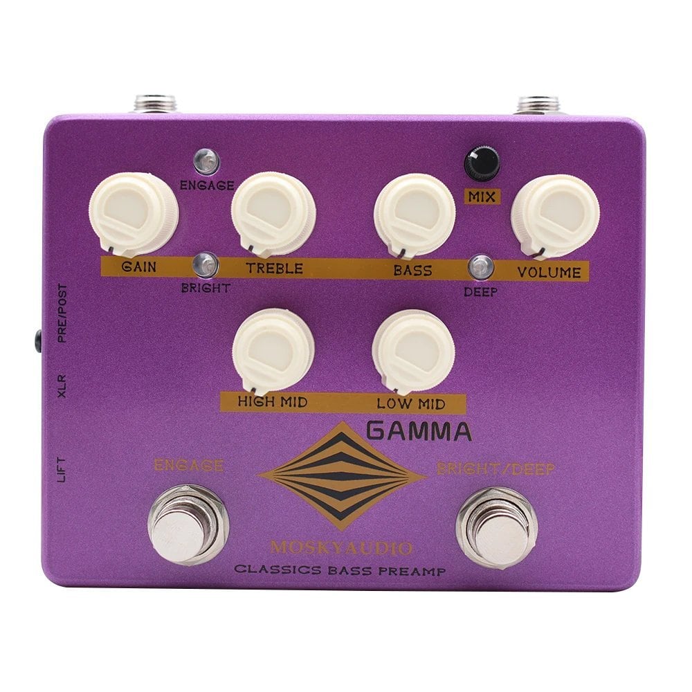 MOSKY Beta Ultra ベース用ディストーションプリアンプ EQ ヘッドホン