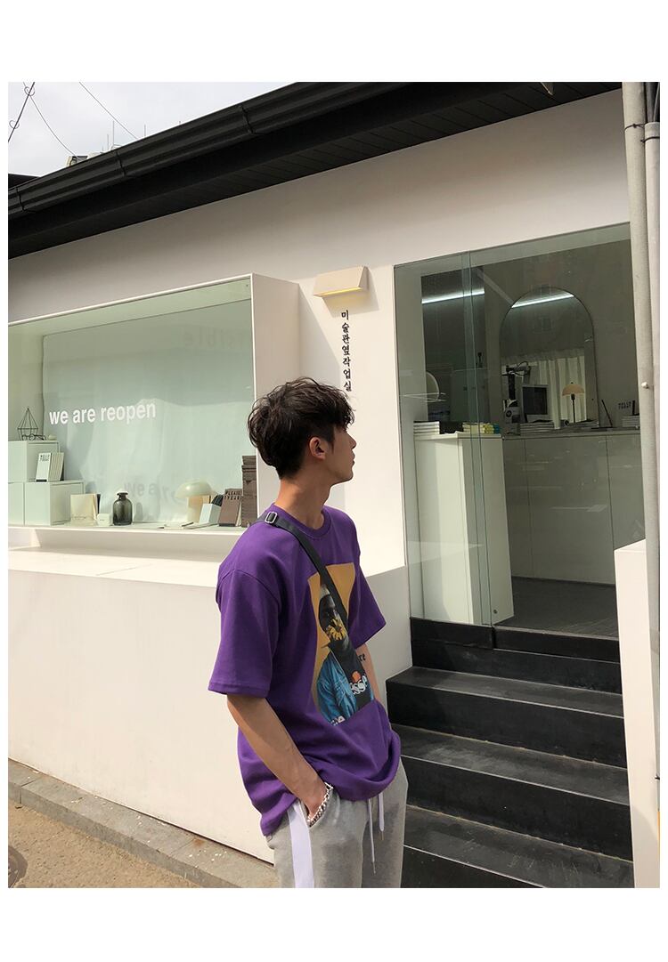 全3色 Tシャツ カットソー プリント カジュアル おしゃれ