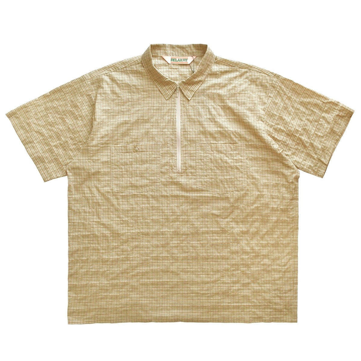 RELAX FIT by SUPERMARKET / No.140 Davis zipup shirts - デイビス 