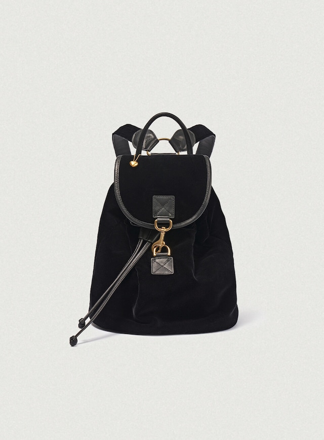 [The Barnnet] Little Black Velvet Backpack 正規品 韓国ブランド 韓国通販 韓国代行 韓国ファッション ザ バーネット ザバーネット 日本