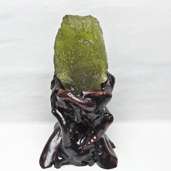 リビアングラス 原石 台座付属 一点物 199-970