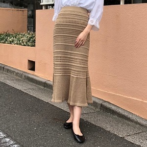 knit long skirt