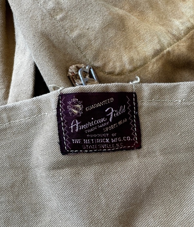 -AMERICAN FIELD- Vintage 50s Hunting Jacket