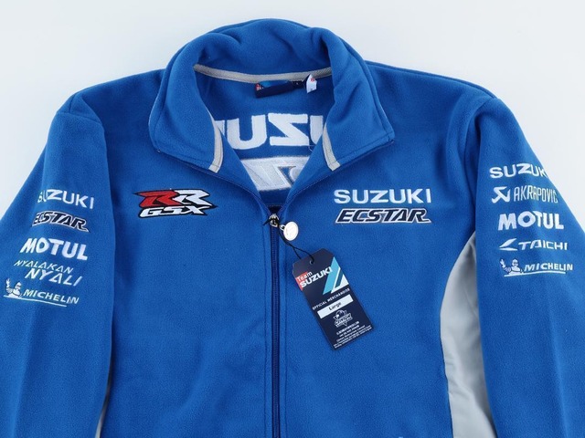 【Team SUZUKI ECSTAR】motoGP 公式 フリース   GSX-RR 36 ジョアン・ミル ＆ 42 リンス